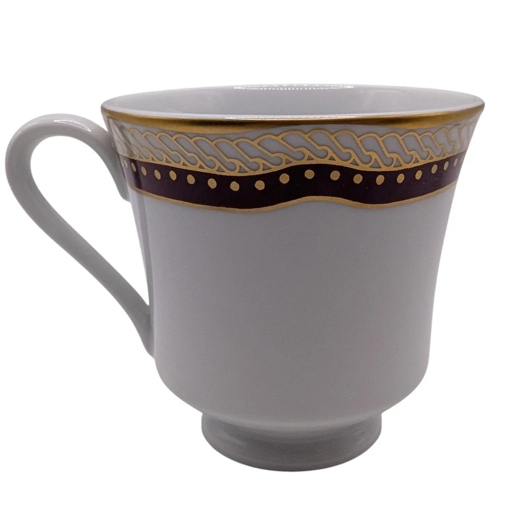 Woodmere China Teacup White‎ House Dessert Collection Abraham Lincoln Vintage